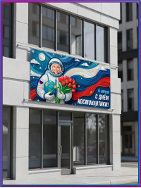 Баннер ко Дню космонавтики 