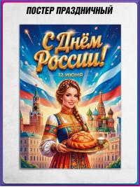 Плакат ко Дню России