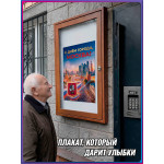 Плакат для фотозоны на День Москвы 