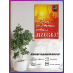 Плакат «С Днём рождения, родная Москва»