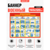 Баннер военный «Ежедневное техническое обслуживание» (ЕТО) из баннерной ткани или пластика
