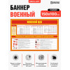 Баннер-инструкция для комнаты бытового обслуживания (КБО) «Подгонка одежды» (для новобранцев)