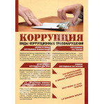 Плакат «Виды коррупционных правонарушений»