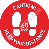 Наклейка «Keep your distance»