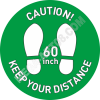 Наклейка «Keep your distance»