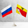 Настольные флаги России и Воронежа