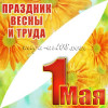 Угловая наклейка к 1 мая ВК-5