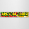 Баннер «Арбузы, дыни»