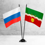 Настольные флаги России и Наро-Фоминска 