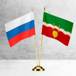 Настольные флаги России и Наро-Фоминска 