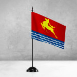 Настольный флаг Магадана