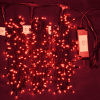 Светодиодная гирлянда Клип Лайт 3 луча по 20м красная 600LED 24V